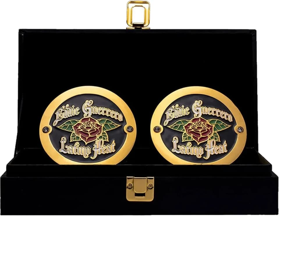 Side plate set finished to display standard, plate by plate.