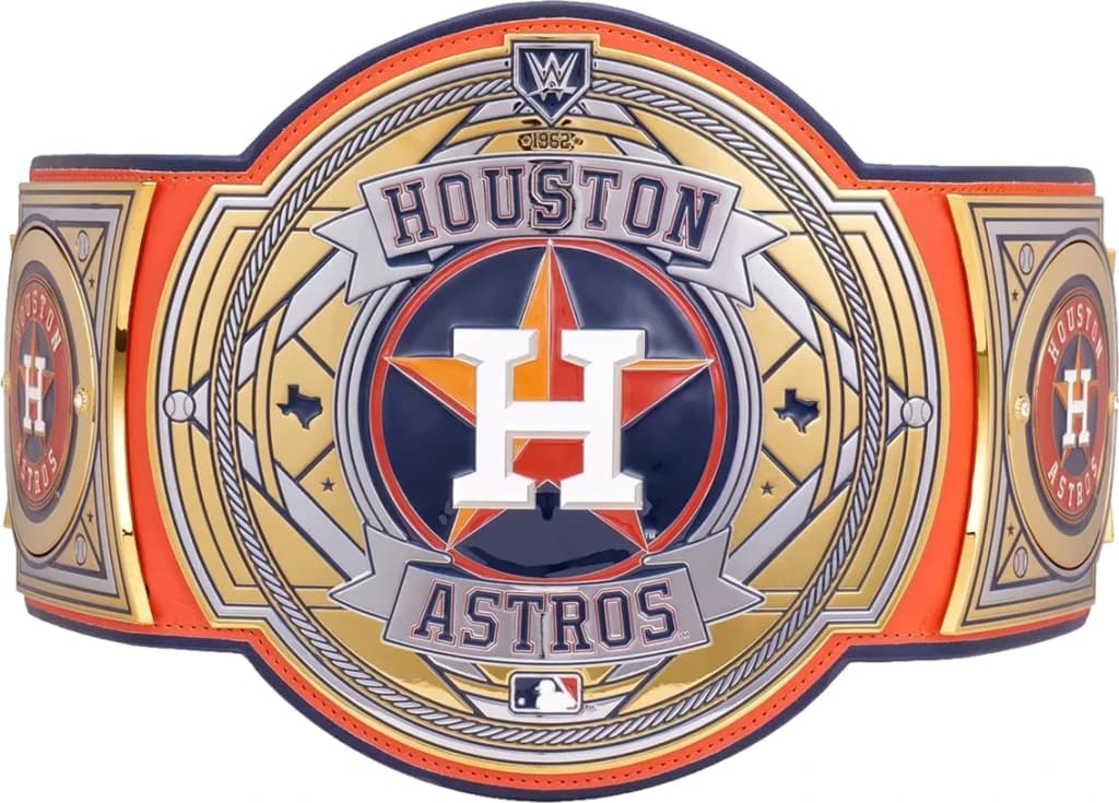 Collector-grade replica championship title belt, hand-finished and built to hang.