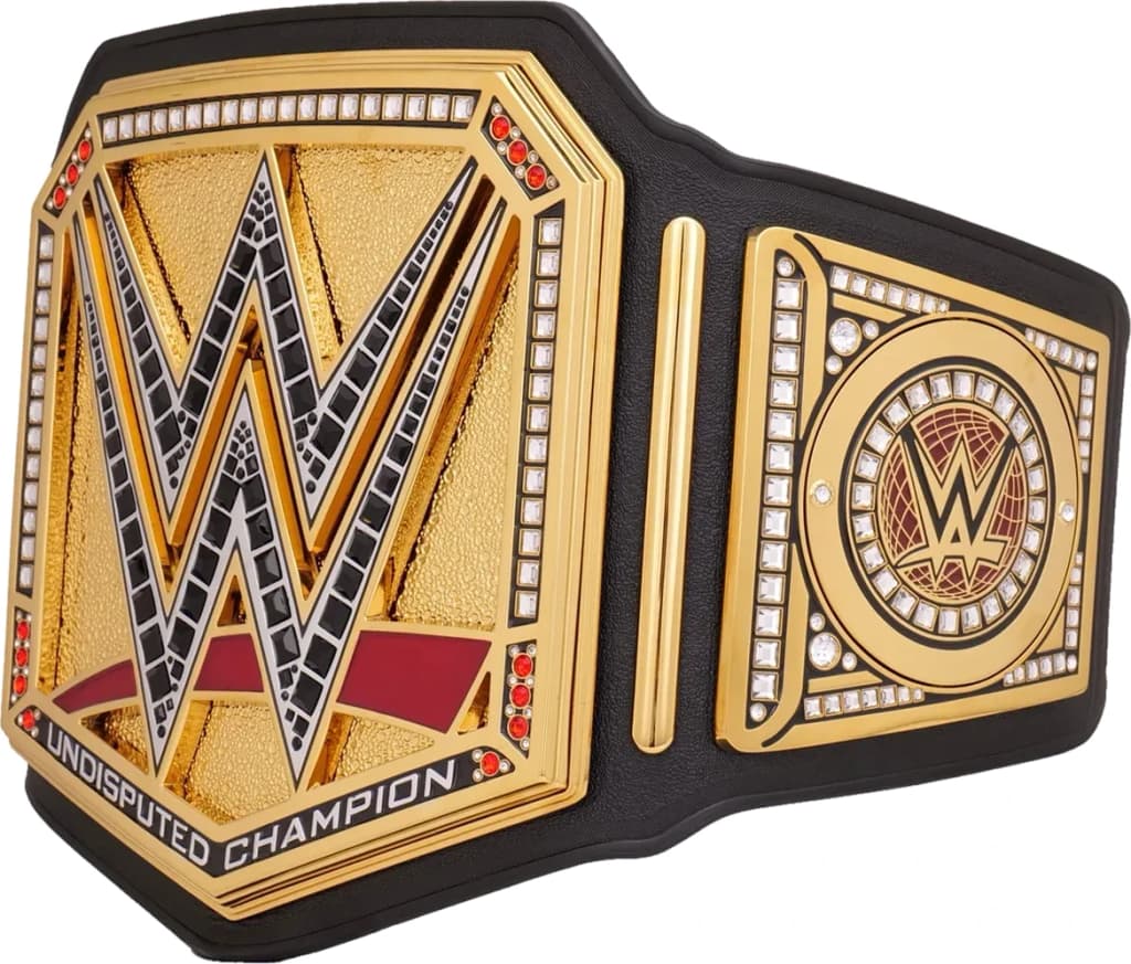 Collector-grade replica championship title belt, hand-finished and built to hang.