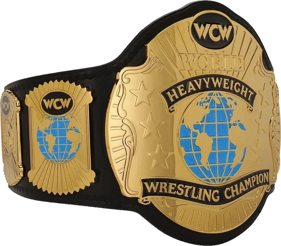 Collector-grade replica championship title belt, hand-finished and built to hang.