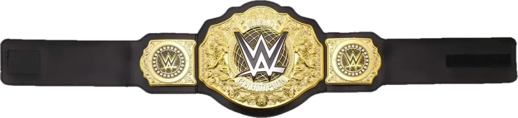Collector-grade toy title belt, hand-finished and built to hang.