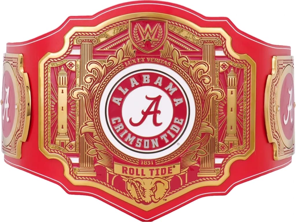 Collector-grade replica championship title belt, hand-finished and built to hang.