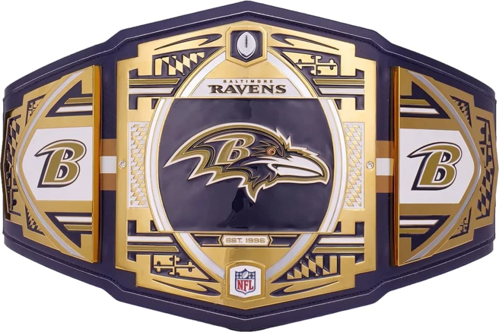 Collector-grade replica championship title belt, hand-finished and built to hang.