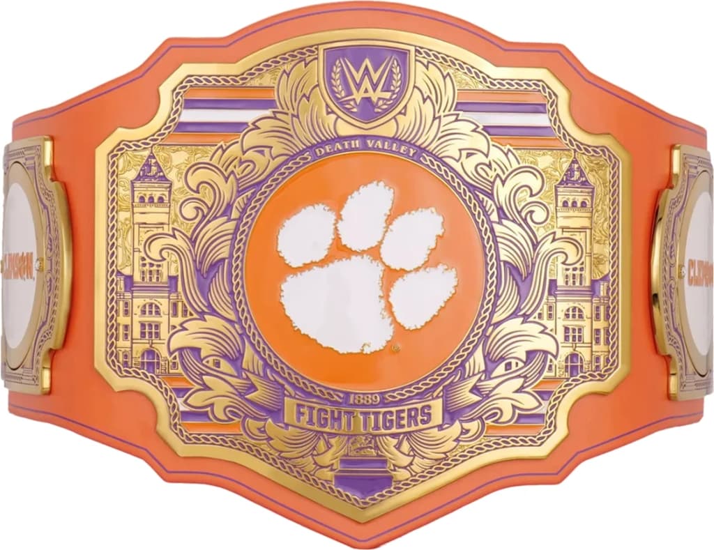 Collector-grade replica championship title belt, hand-finished and built to hang.