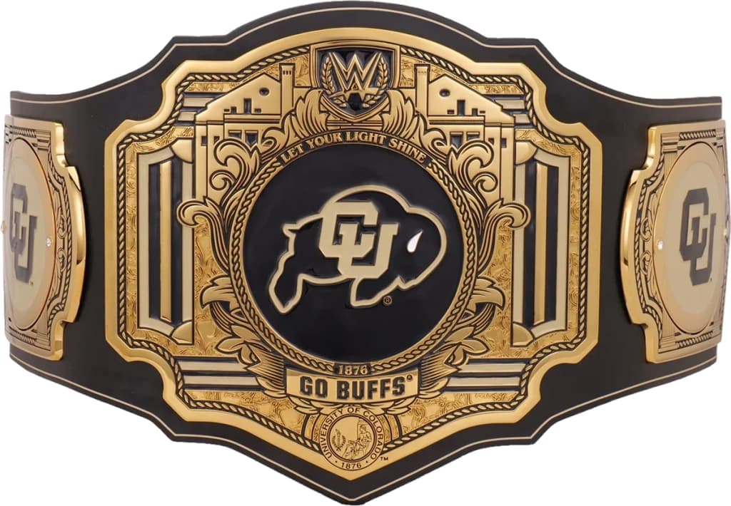 Collector-grade replica championship title belt, hand-finished and built to hang.