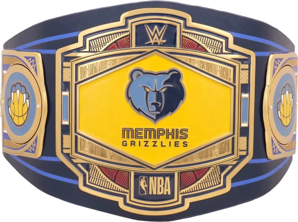 Collector-grade replica championship title belt, hand-finished and built to hang.