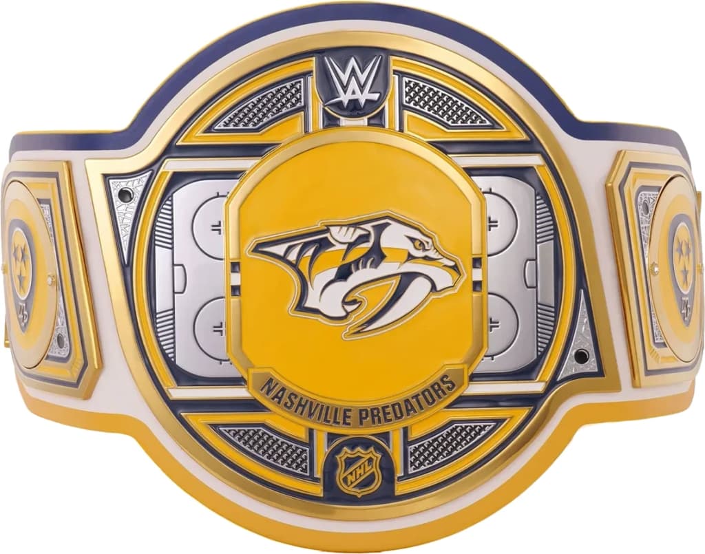 Collector-grade replica championship title belt, hand-finished and built to hang.