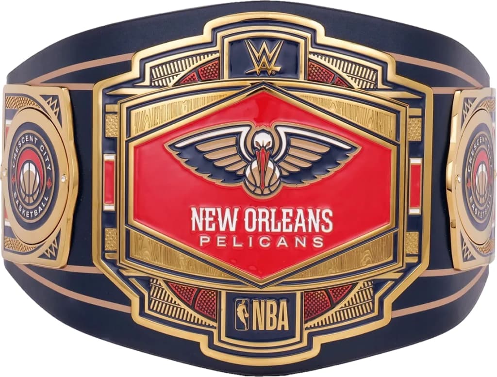 Collector-grade replica championship title belt, hand-finished and built to hang.