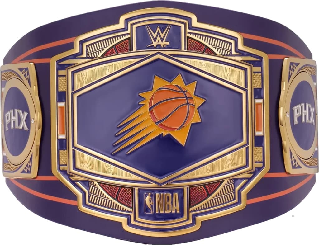 Collector-grade replica championship title belt, hand-finished and built to hang.