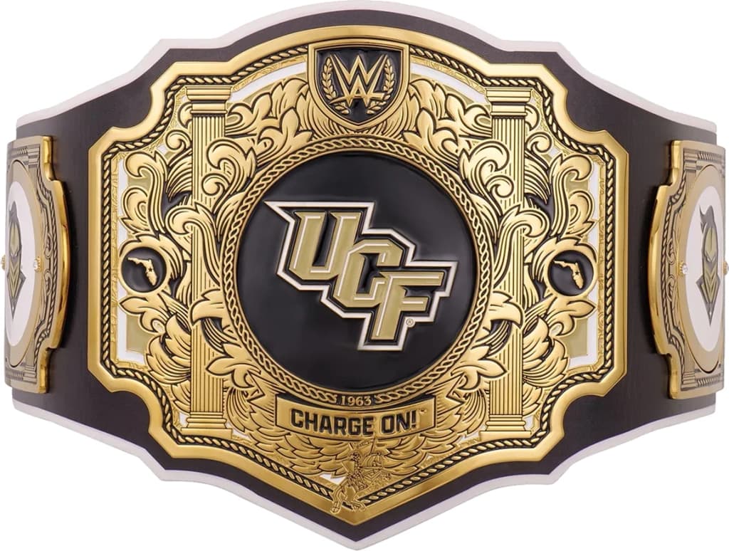 Collector-grade replica championship title belt, hand-finished and built to hang.
